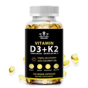Vitamina D3+K2 con aceite de coco